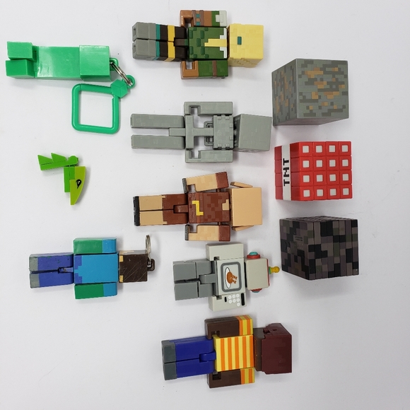 Minecraft Toy TNT Blocks Figures Lot - Picture 4 of 16
